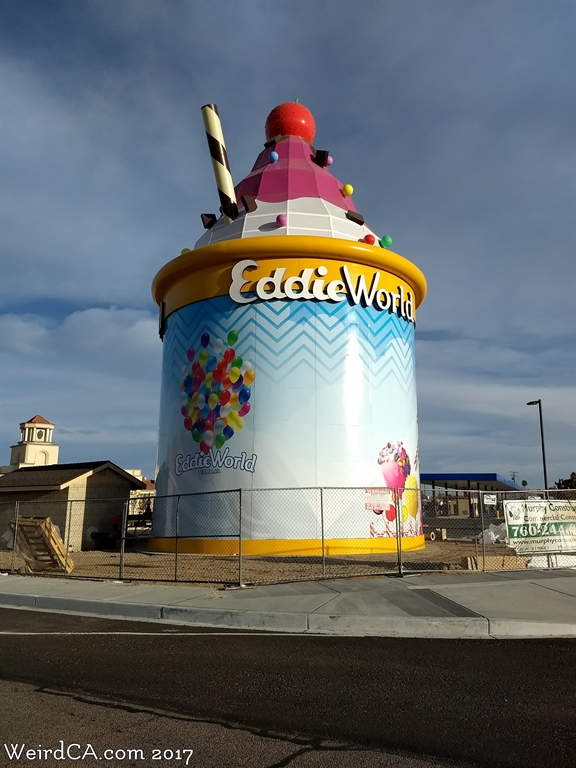 Giant Ice Cream Sundae Weird California