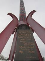 In McKinleyville, stands the World's Largest Totem Pole