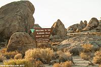 Alabama Hills west of Lone Pine.  