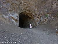 Tiffany enters Bronson Cave