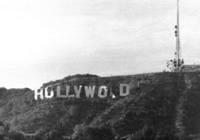 The Sign in poor condition just before the renovations in 1978.  Photo taken from <a href='http://en.wikipedia.org/wiki/File:Hullywod-Sign.jpg'>Wikipedia</a>