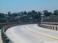 Looking along the Colorado Street Bridge