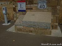 Slabs of Lincoln Highway and US Highway 40