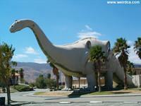 Dinny the Apatosaurus stands out in Cabazon