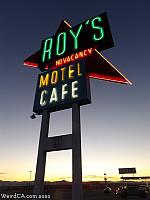 Roy's Motel and Cafe on Route 66