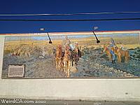 Mural in Barstow depicting Beale's Camels