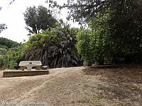 Memorial Bench (on left) and Monument (on right)