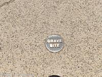 Grave Marker on Street