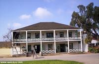 The Robinson Rose House is now the Visitor's Center for Old Town San Diego