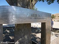 The James Dean Memorial in Cholame