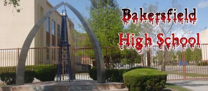 Four different hauntings can be encountered in Bakersfield High School