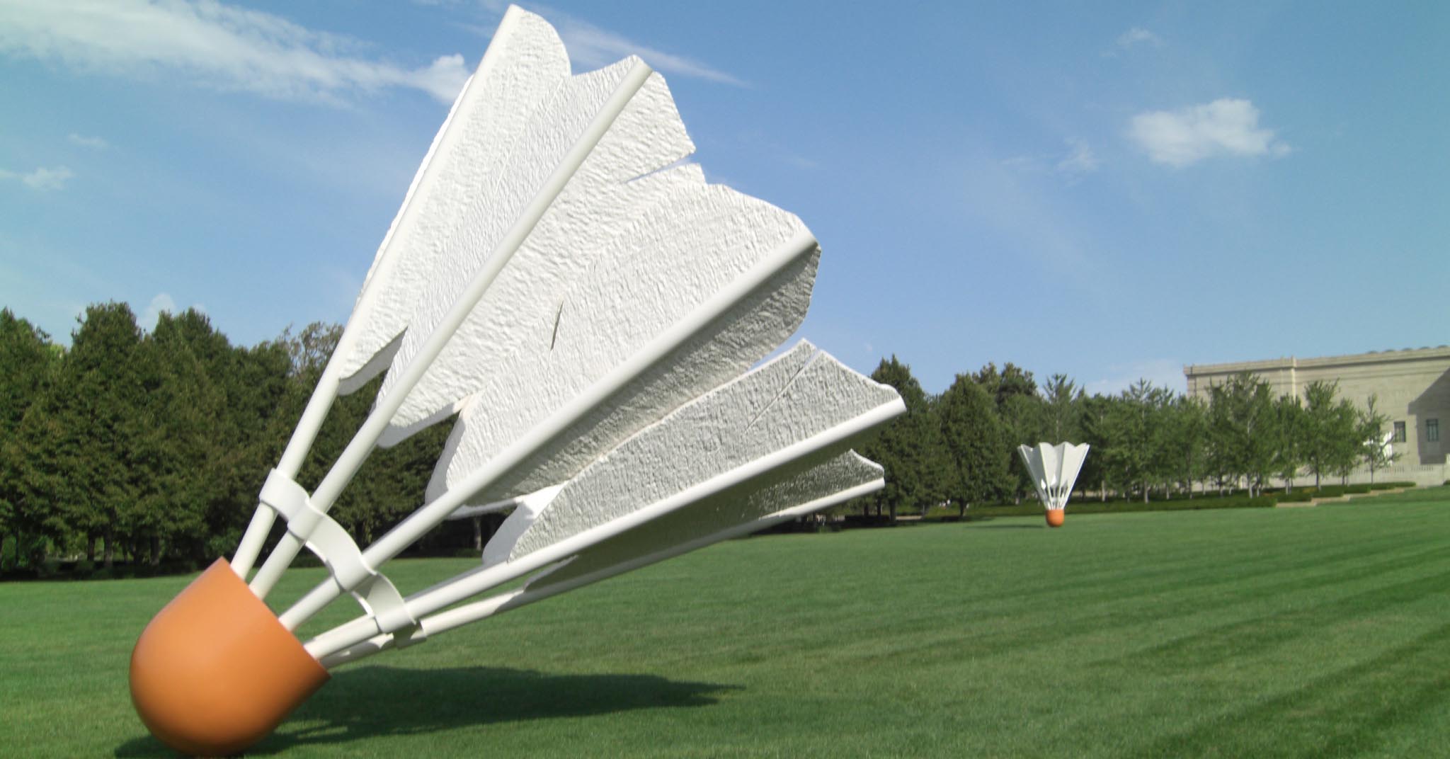 oversized shuttlecock