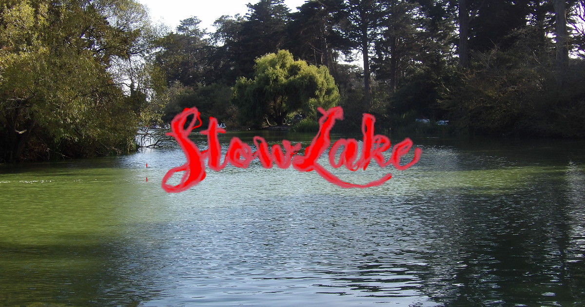 Stow Lake Weird California